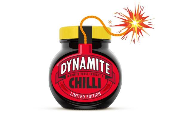 Unilever unveils chilli-flavoured Marmite Dynamite