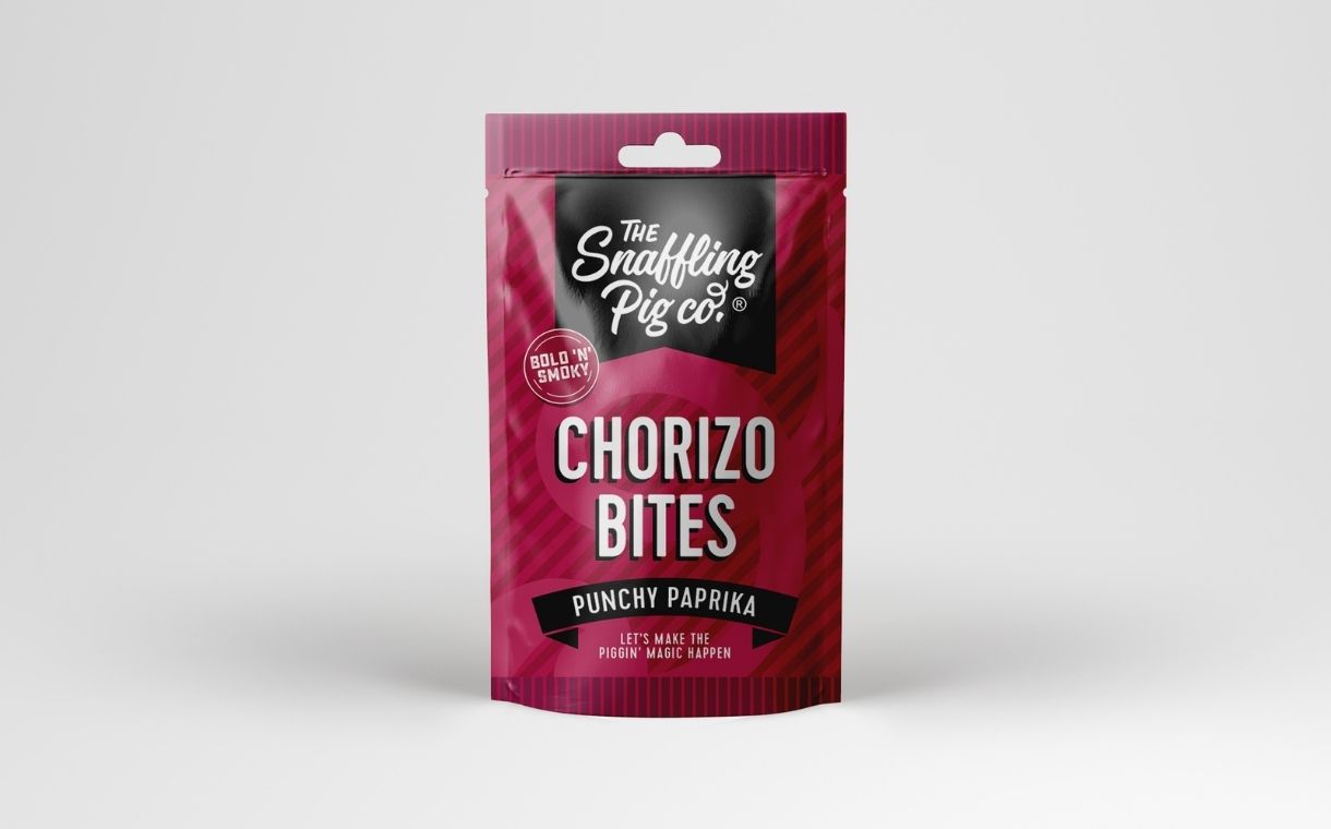 Pork snack brand Snaffling Pig unveils Chorizo Bites