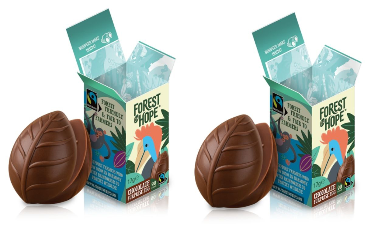 New brand Forest of Hope launches chocolate surprise eggs