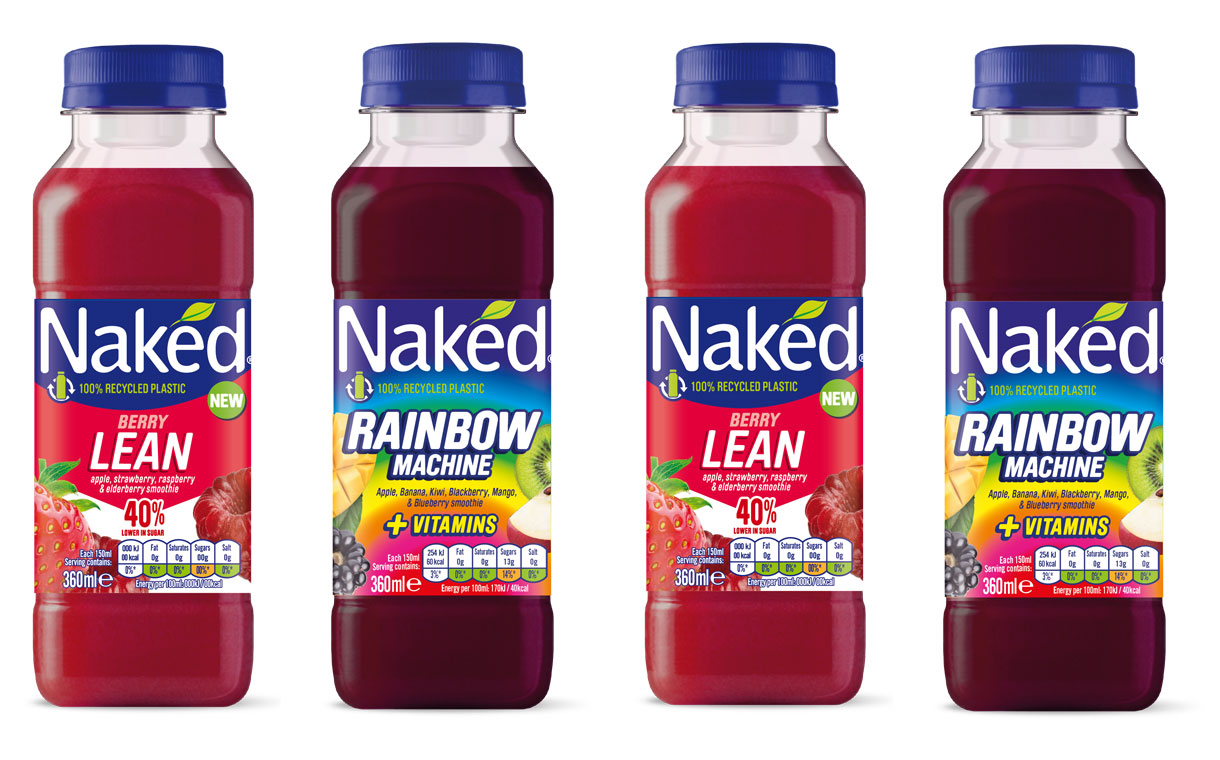 PepsiCo's Naked Juice brand launches two new smoothies in UK.