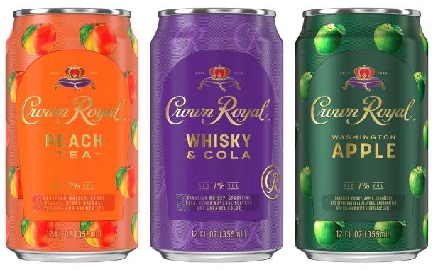 Diageo launches new Crown Royal RTD cocktails