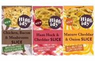 Higgidy unveils three new savoury slices