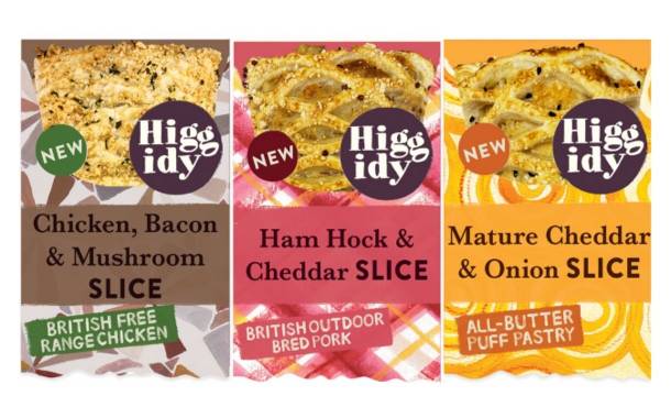 Higgidy unveils three new savoury slices