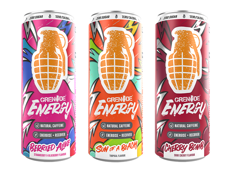 Grenade adds new flavours to its Grenade Energy line
