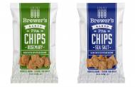 Brewer’s Crackers launches pita chips made with upcycled grains