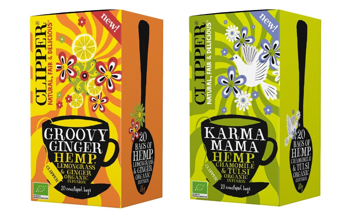 Ecotone’s Clipper Teas launches two organic hemp infusions
