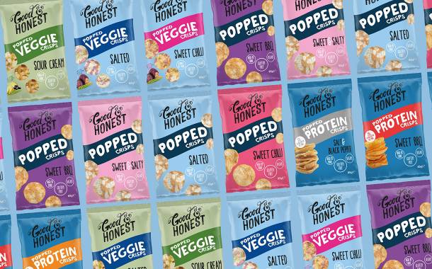 Good & Honest launches popped crisps range in UK