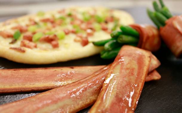 Loryma unveils plant-based bacon concept