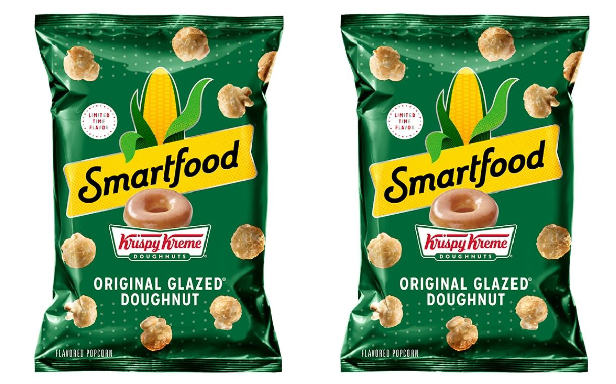 PepsiCo and Krispy Kreme release Smartfood doughnut-flavoured popcorn