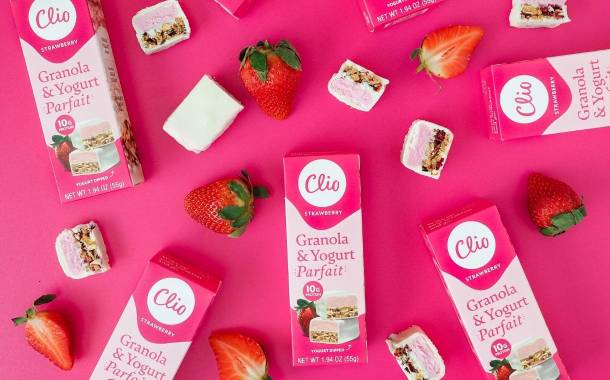 Clio Snacks releases Granola and Yogurt Parfait bars