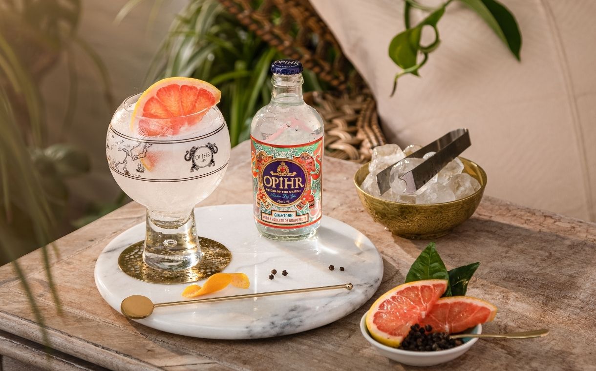 Opihr Gin introduces new grapefruit RTD in UK