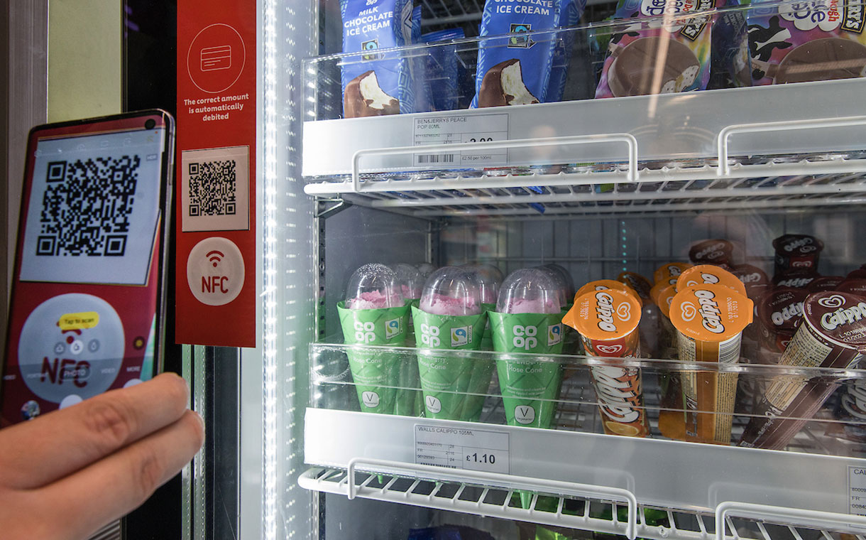 Unilever and Co-op launch smart ice cream vending machine in UK