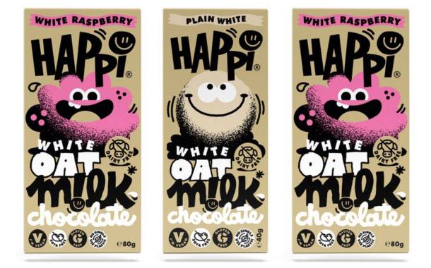 Happi releases new oat milk white chocolate range
