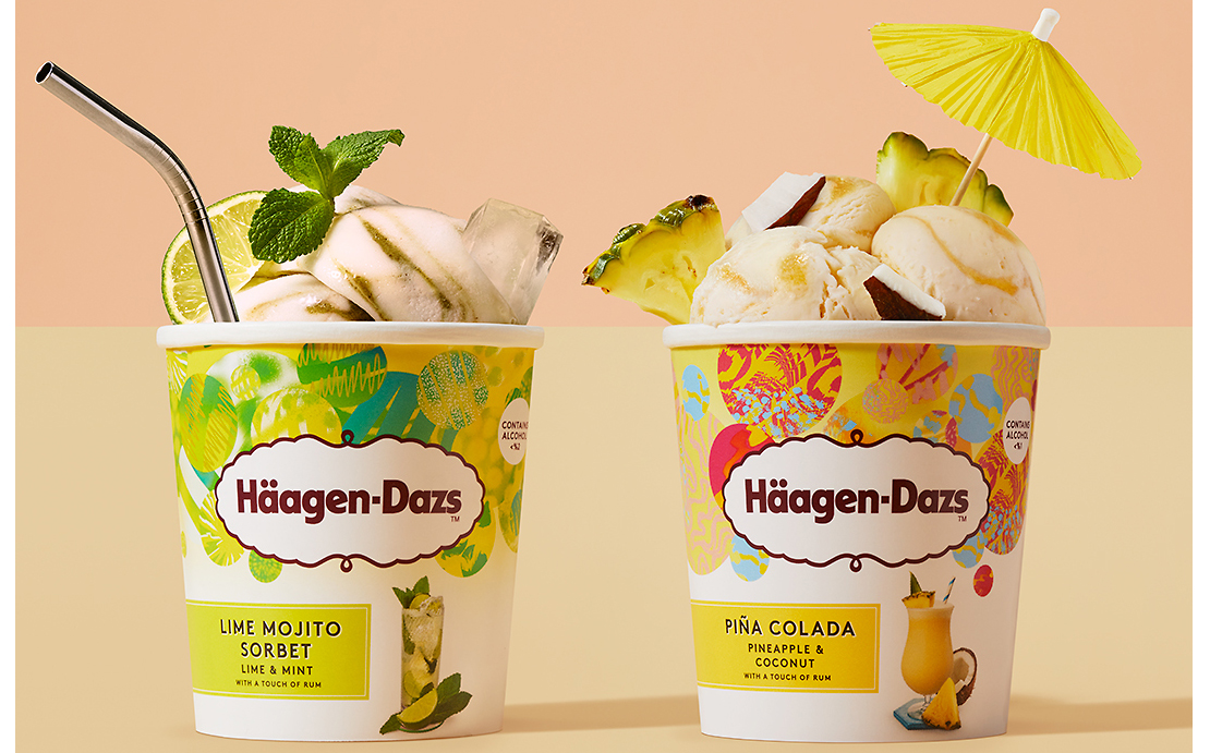 Häagen-Dazs debuts summer cocktail-infused ice cream collection