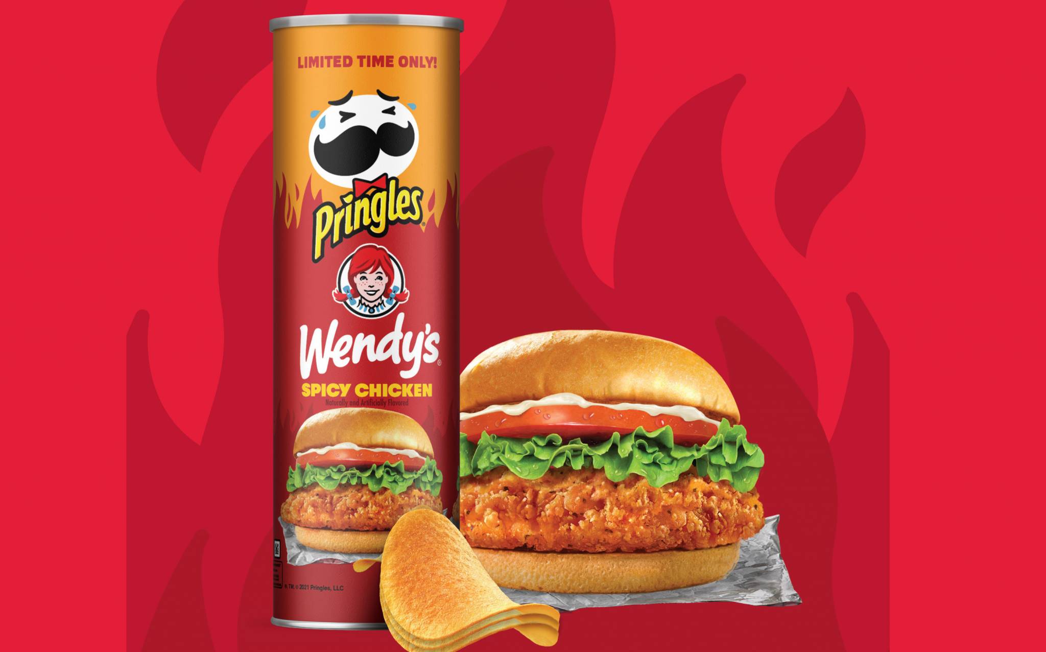 Kellogg partners with Wendy’s to launch Pringles Spicy Chicken flavour