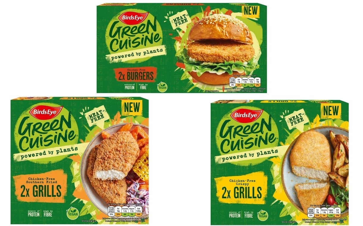 Birds Eye unveils three new Chicken-Free products