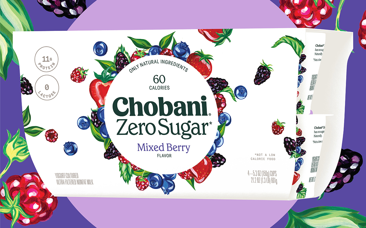 Chobani debuts zero sugar yogurt line in US