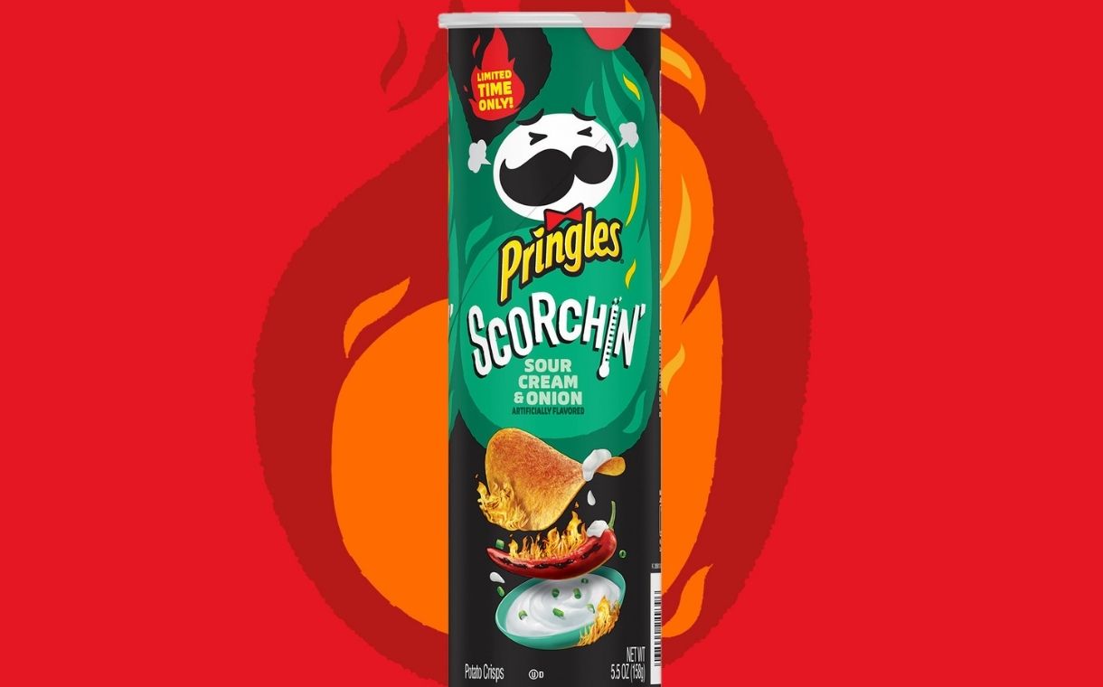 Kellogg debuts new Pringles Scorchin’ Sour Cream & Onion in US