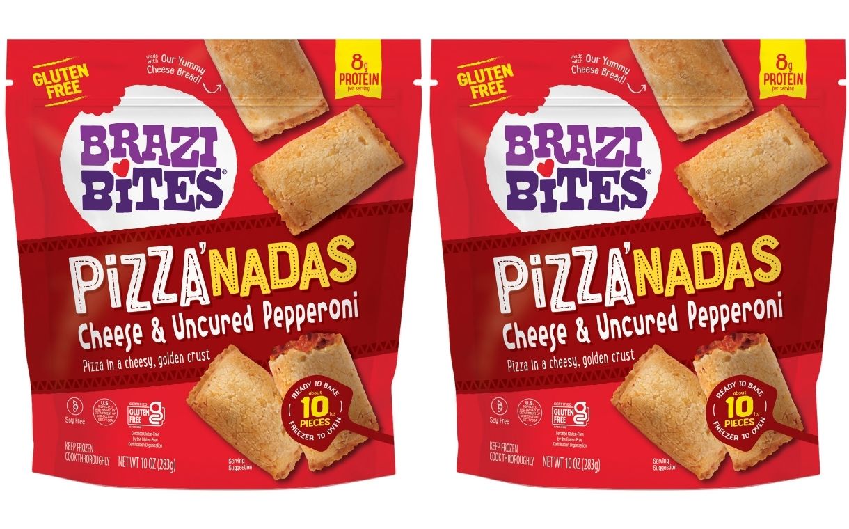 Brazi Bites releases gluten-free Pizza'nadas in US