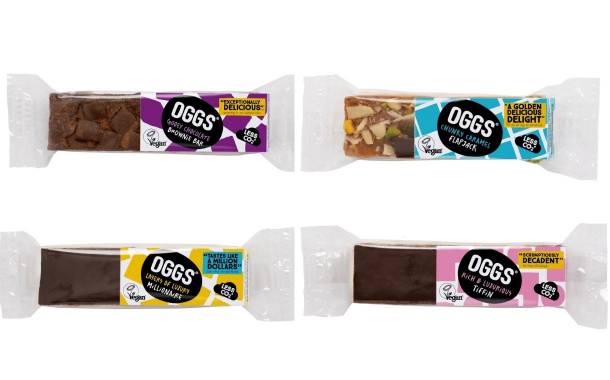 Oggs to introduce four new vegan baked snack bars