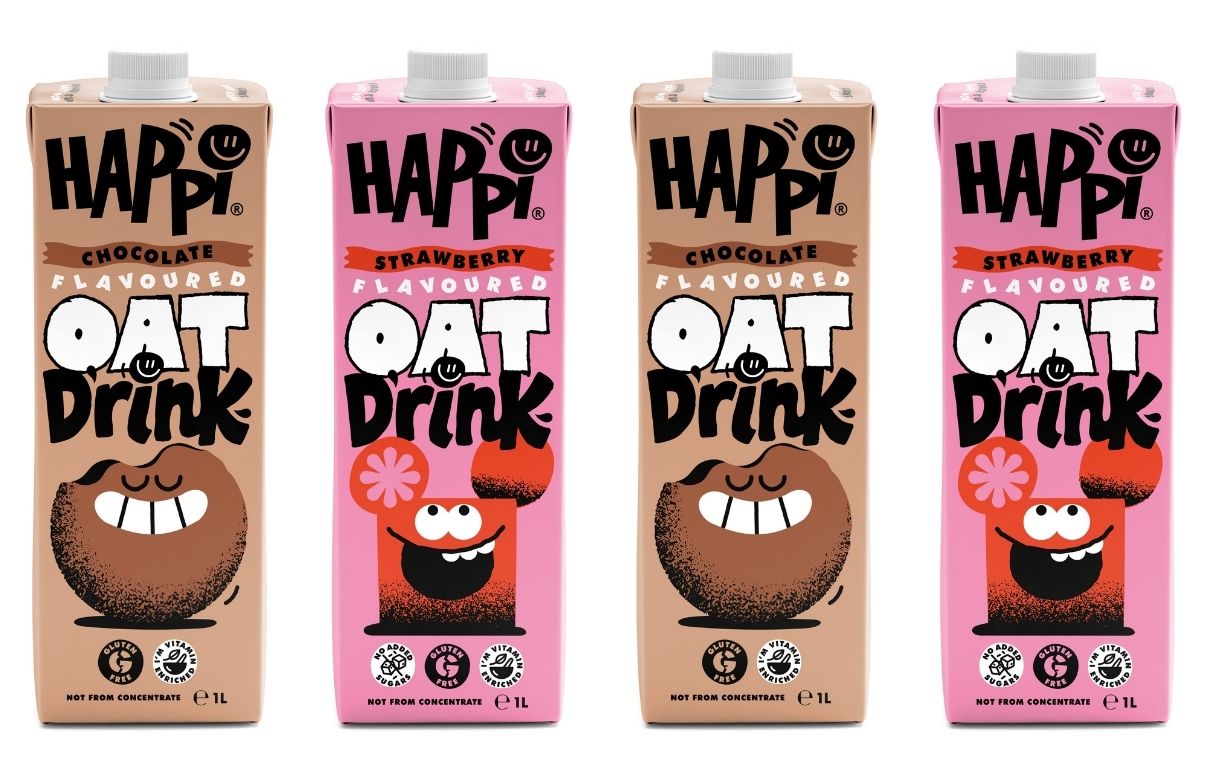 Happi Free From to launch flavoured oat drinks