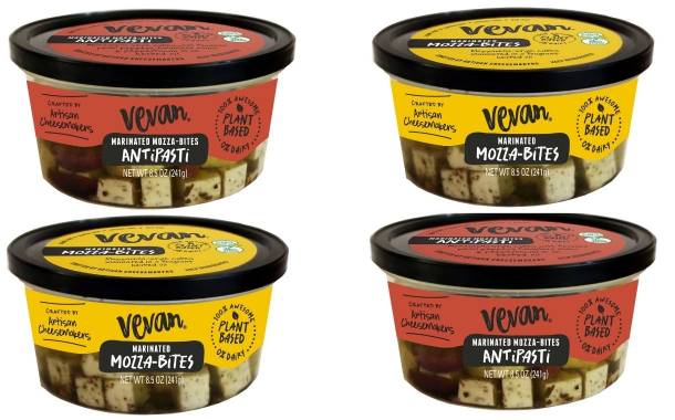 Vevan unveils new marinated dairy-free cheeses
