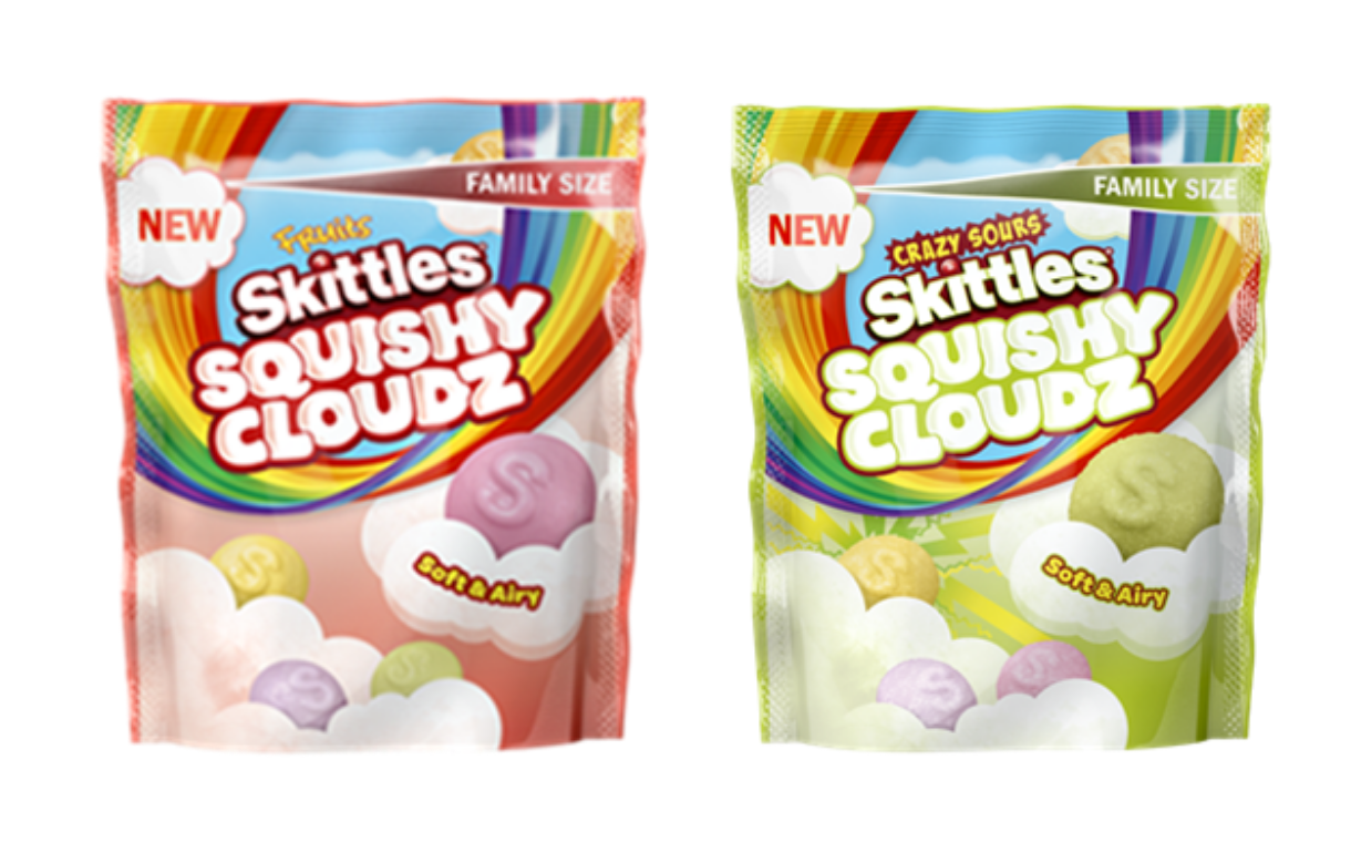 Skittles launches gummy sweet Squishy Cloudz in UK