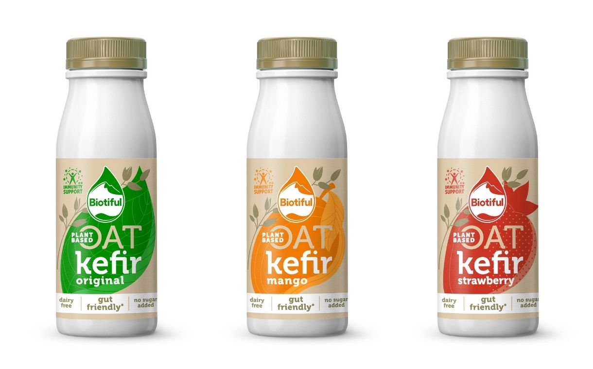 Biotiful unveils plant-based oat kefir drink