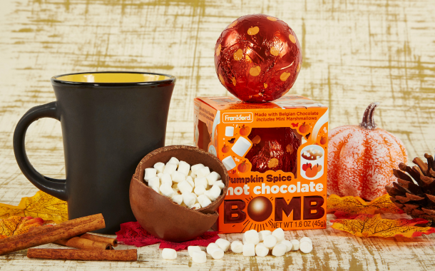 Frankford Candy introduces seasonal Pumpkin Spice Hot Chocolate Bomb