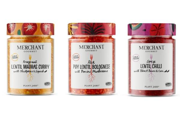 Merchant Gourmet launches plant-based jar range