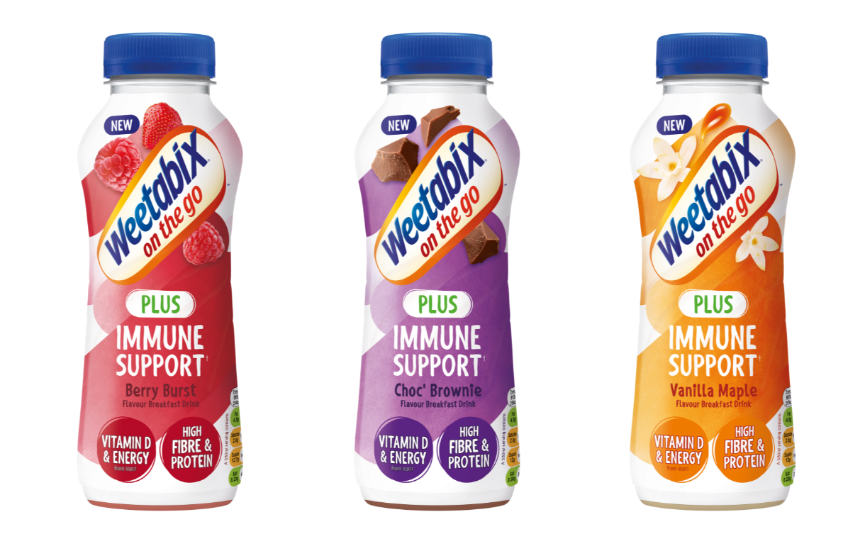 Weetabix On The Go launches immunity support range