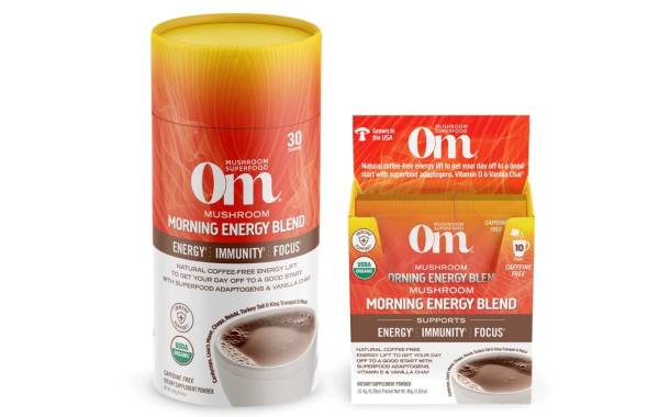 Om Mushroom Superfood launches new morning energy blend