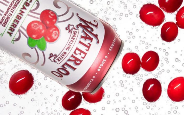 Waterloo Sparkling Water introduces cranberry-flavoured carbonated water