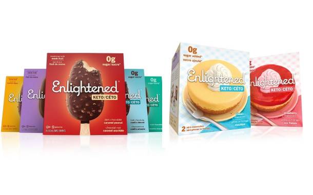 Enlightened launches chocolate-dipped ice cream bars and mini cheesecakes