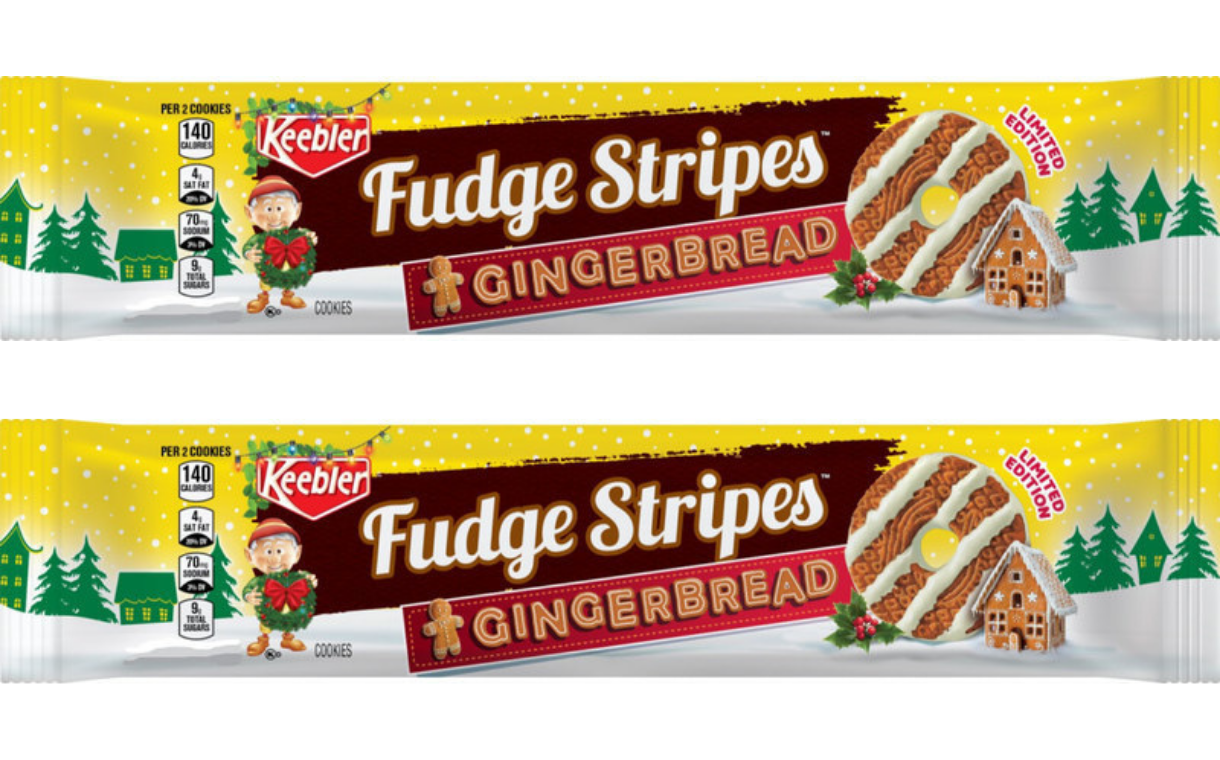 Ferrero Group's Keebler unveils limited-edition Gingerbread Fudge Stripes cookies