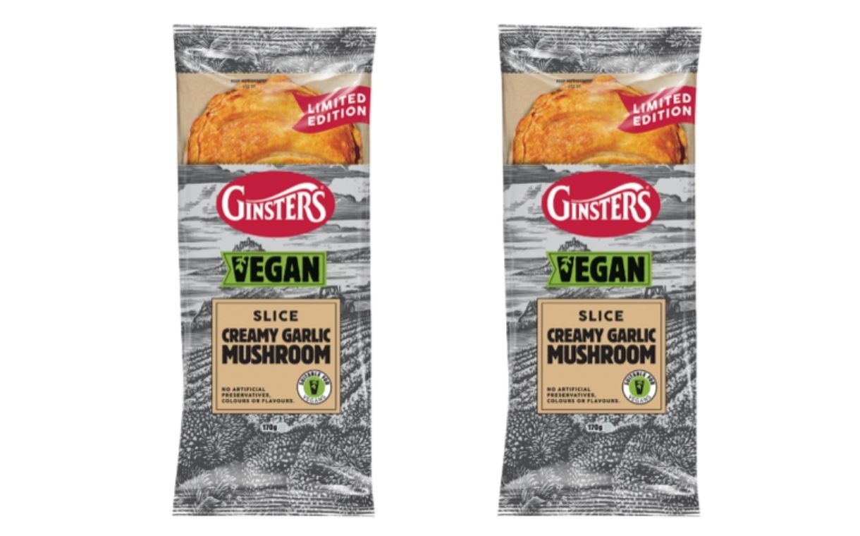 Ginsters launches limited-edition plant-based slice