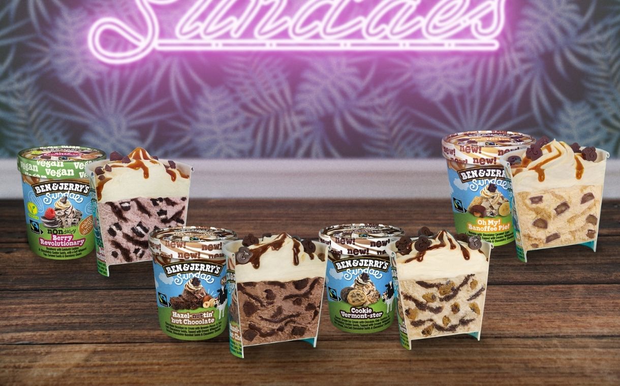 Ben & Jerry's launches new sundae ice cream range