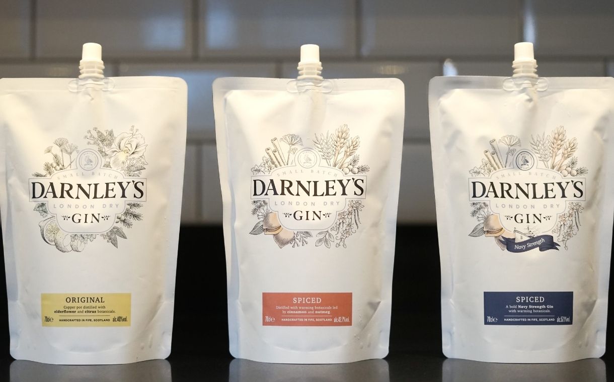 Darnley’s Gin unveils gin in recyclable pouches