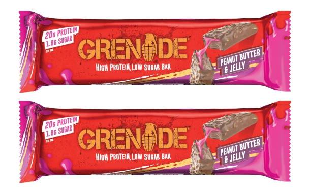 Grenade launches new Peanut Butter & Jelly protein bar
