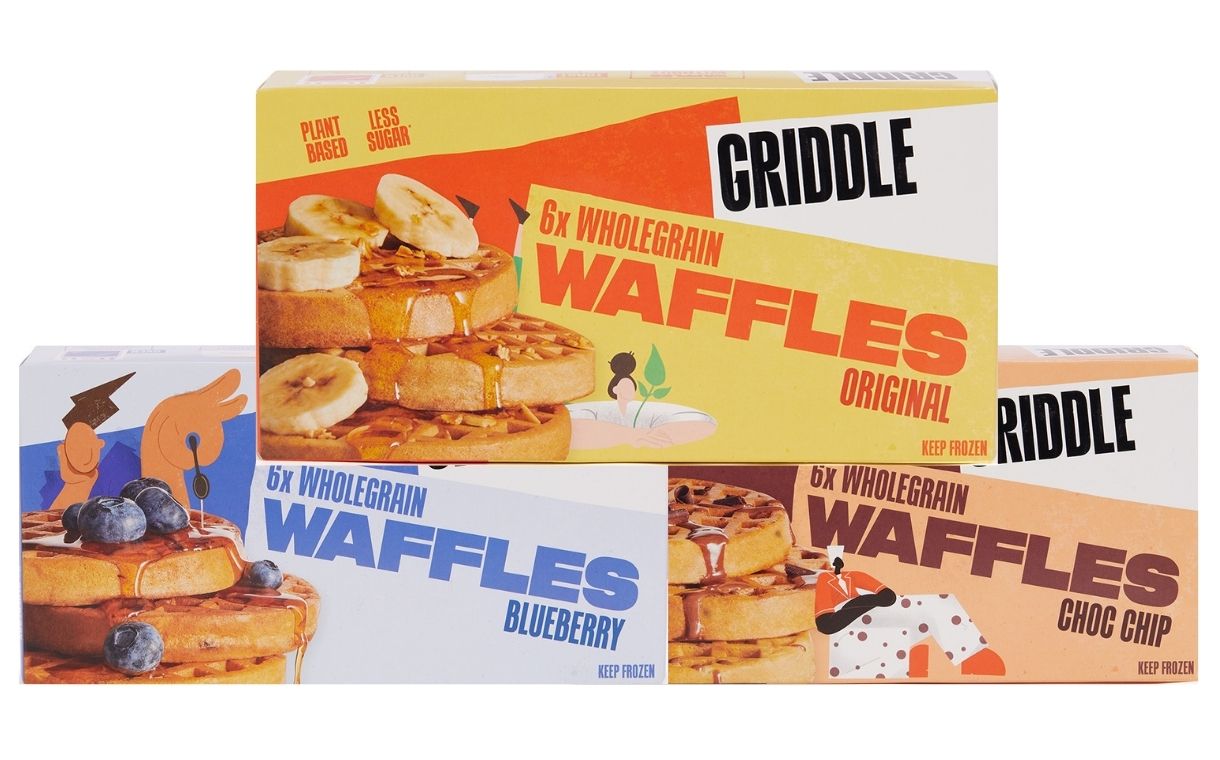 Griddle launches frozen vegan toaster waffles