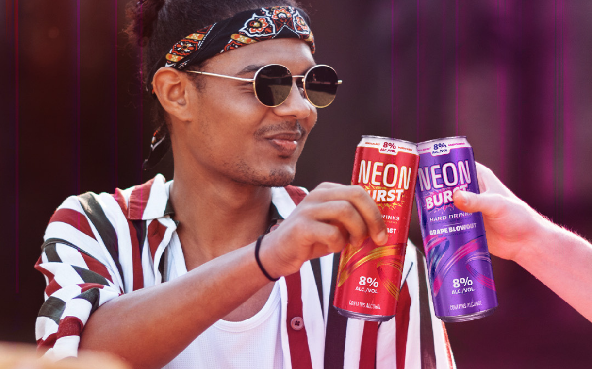 Anheuser-Busch launches Neon Burst sparkling alcoholic drinks