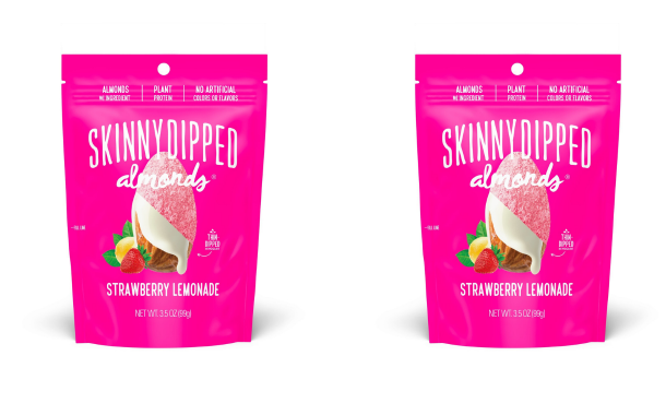 SkinnyDipped unveils limited-edition Strawberry Lemonade Almonds