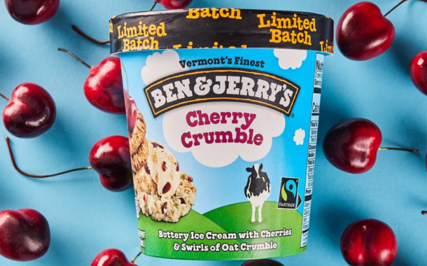 Ben & Jerry's unveils Cherry Crumble limited batch ice cream