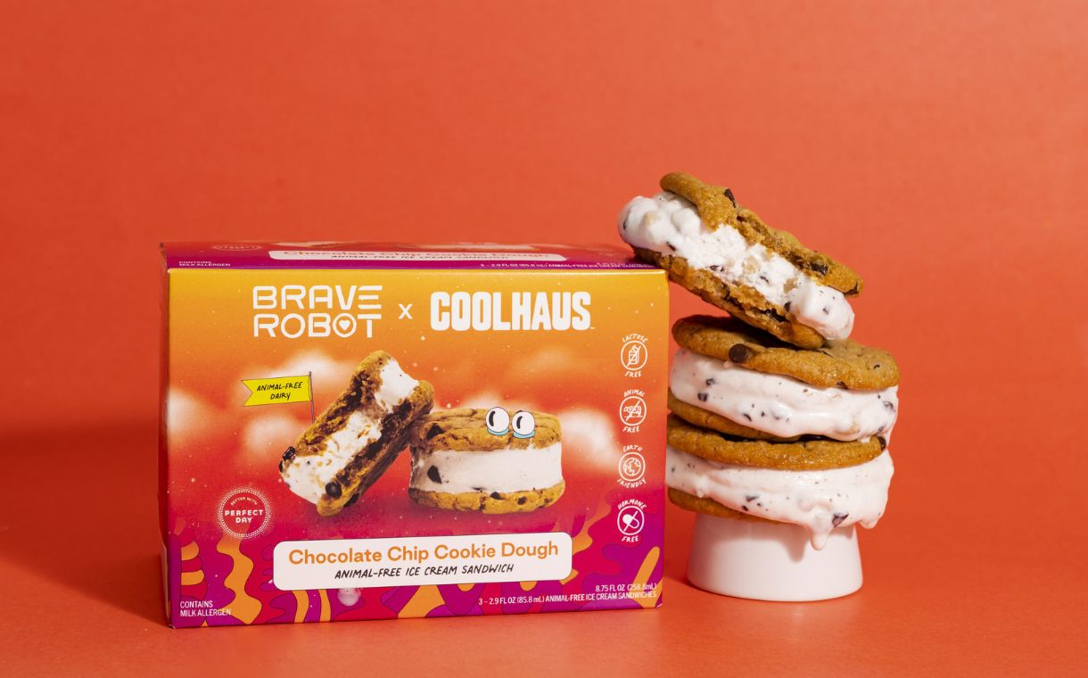 Brave Robot and Coolhaus release animal-free ice cream sandwiches