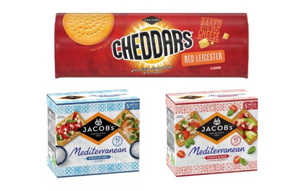 Pladis adds to Jacob's portfolio with trio of savoury biscuit products