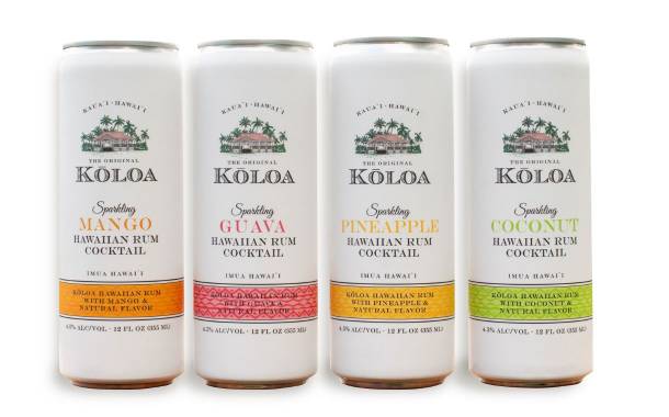 Koloa Rum launches sparkling Hawaiian rum canned cocktails