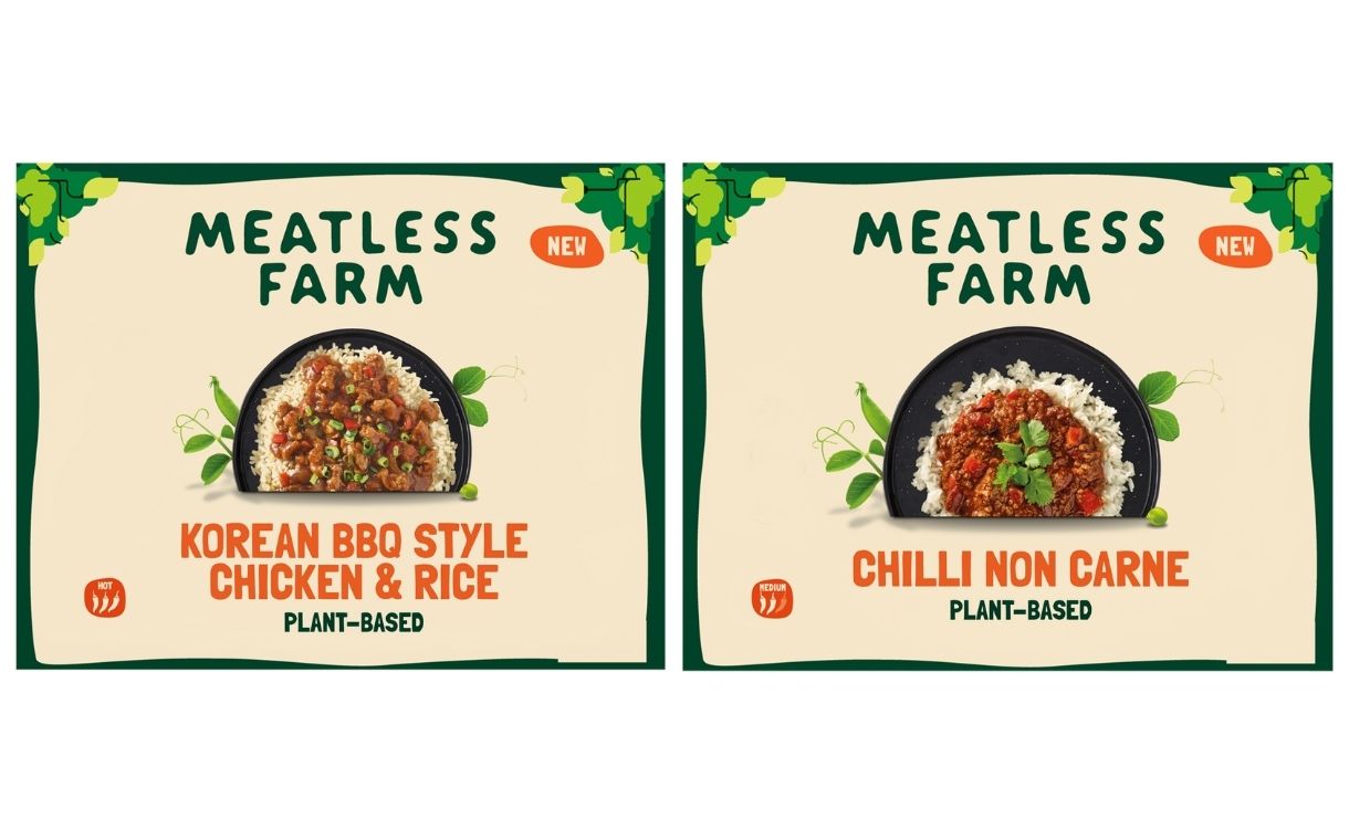 Meatless Farm debuts plant-based ready meal range