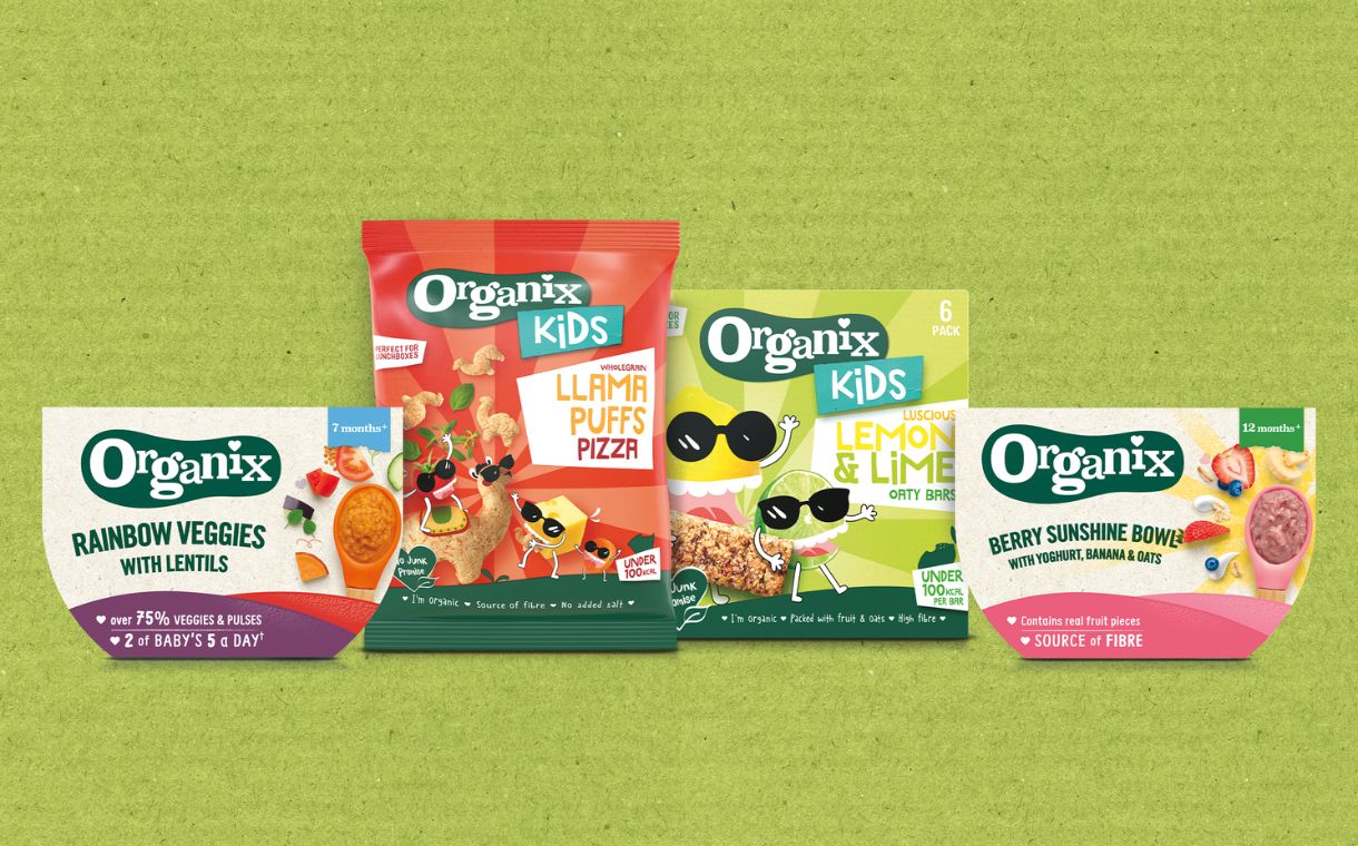 Organix adds new baby meals and kids snacks ranges to portfolio