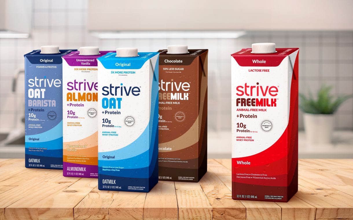 Perfect Day and Strive Nutrition collaborate on alternative milks