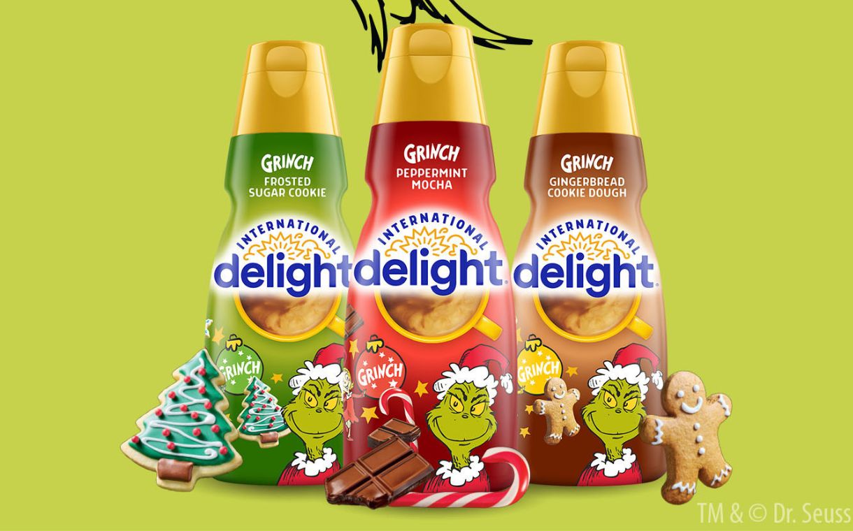 International Delight launches Grinch-themed coffee creamers